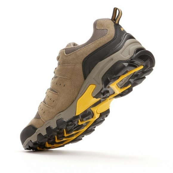 Fila Shoes Mens Fila Travail Trail Running Shoes Brown Gold Poshmark